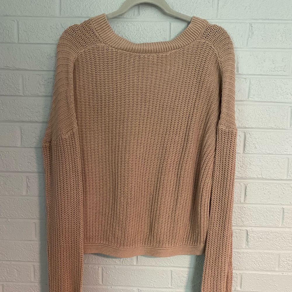 cream sweater